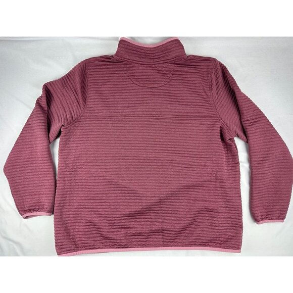 L.L Bean Women’s Arilight Knit Quilted 1/4 Button Pullover 2XL Plus hiking - Picture 2 of 6